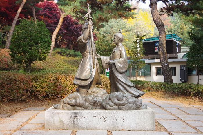 온달장군·평강공주상